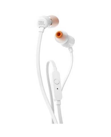 AURICULARES + MICROFONO JBL TUNE 110 IN EAR AUX WHITE AURICULARES + MICROFONO JBL TUNE 110 IN EAR AUX WHITE