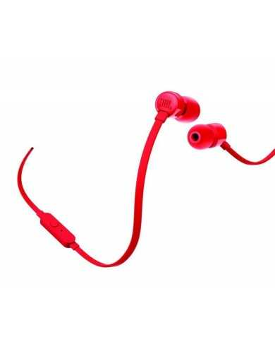 AURICULARES + MICROFONO JBL TUNE 110 IN EAR AUX RED AURICULARES + MICROFONO JBL TUNE 110 IN EAR AUX RED