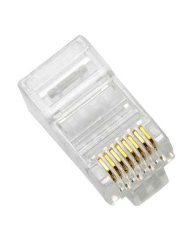CONECTOR BOLSA 100UD RJ45 VENTION MACHO CAT6 UTP