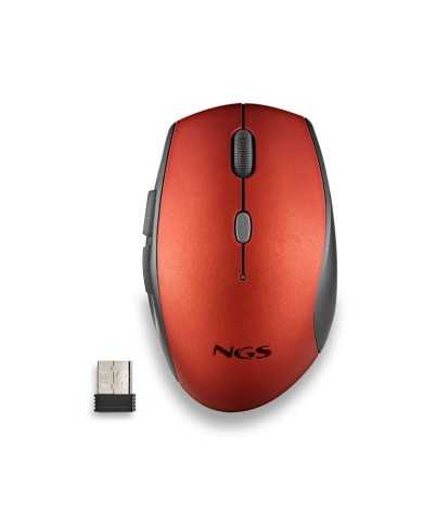 RATON NGS BEE RED ERGONOMICO WIRELESS SILENT RED